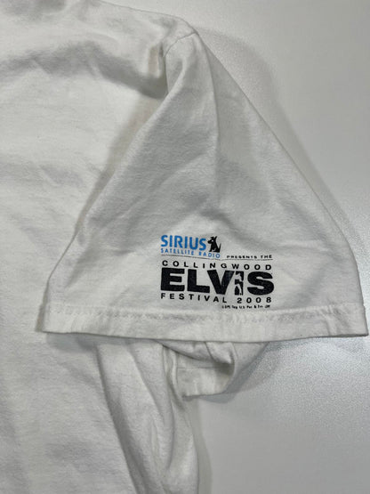Essential Elvis Collingwood 2008 White Graphic T-Shirt