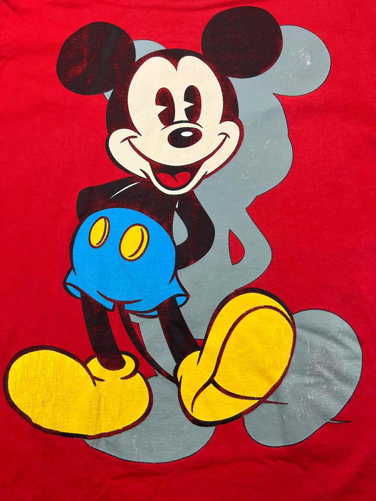 Mickey Mouse Red Graphic T-Shirt