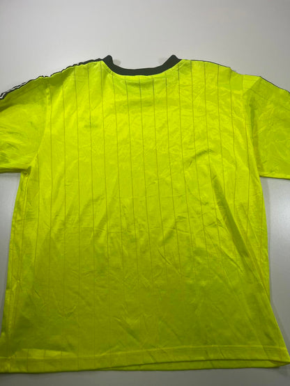 Adidas Vintage Yellow and Black T-Shirt XL