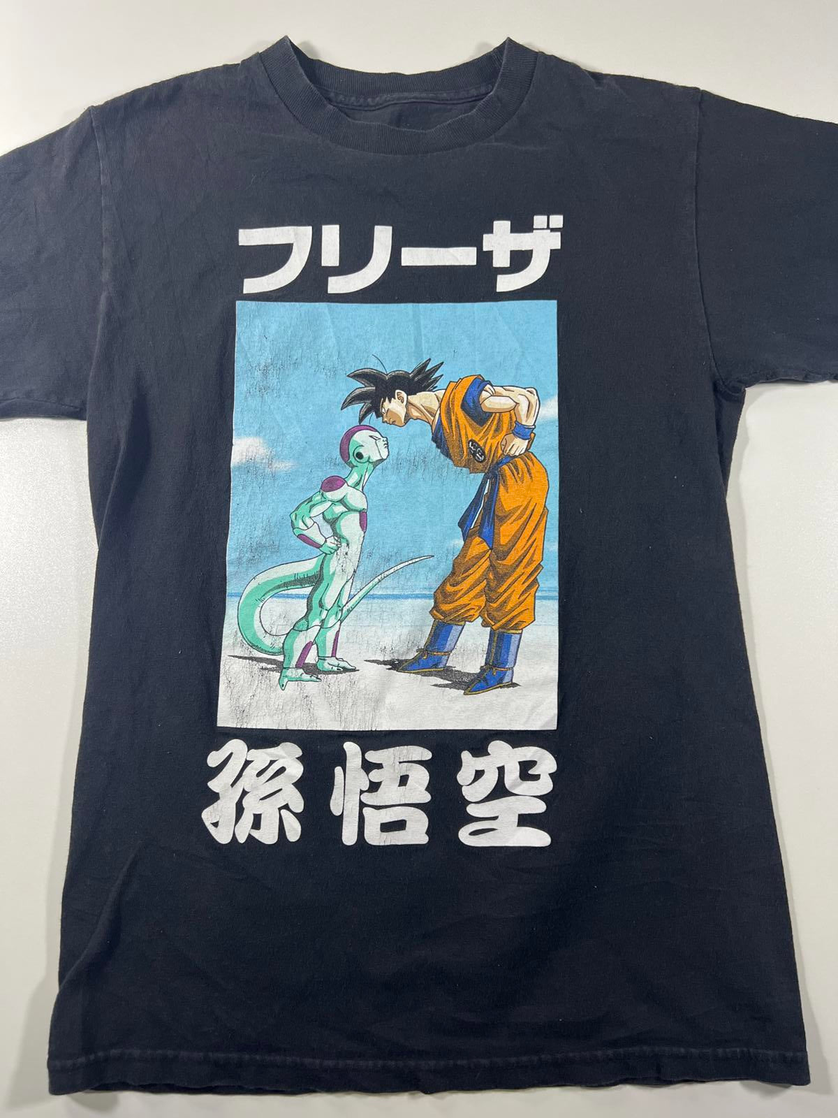 Dragon Ball Z Graphic T-Shirt Small Black Cotton