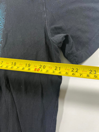 True Religion Mens Black Graphic T-Shirt XL