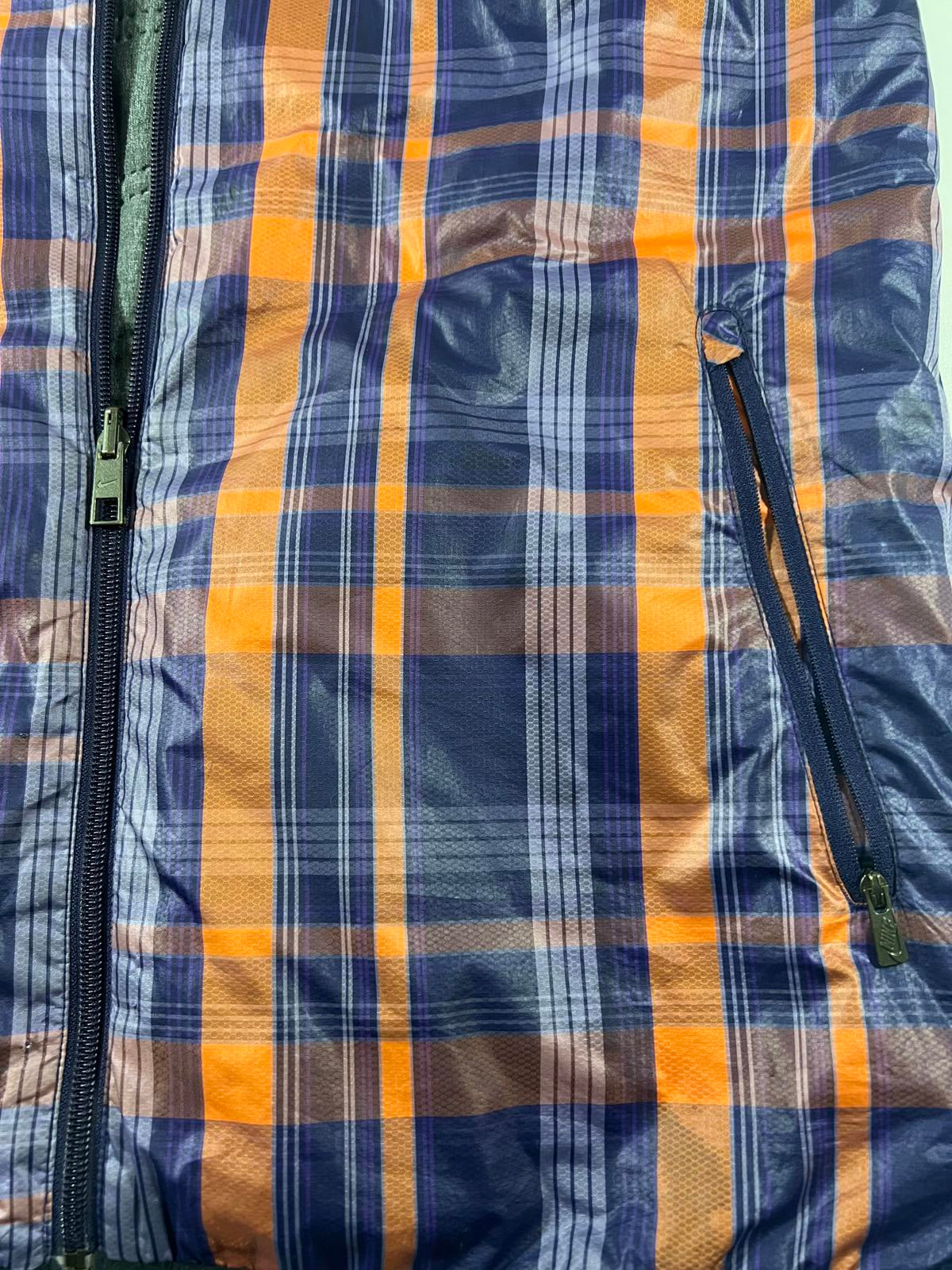 Nike Men's Plaid Puffer Vest reversible