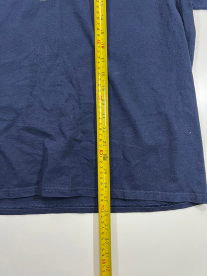 Vintage Nike Basketball Graphic T-Shirt Large Navy Blue