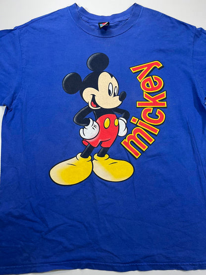 Vintage Mickey Mouse Blue T-Shirt