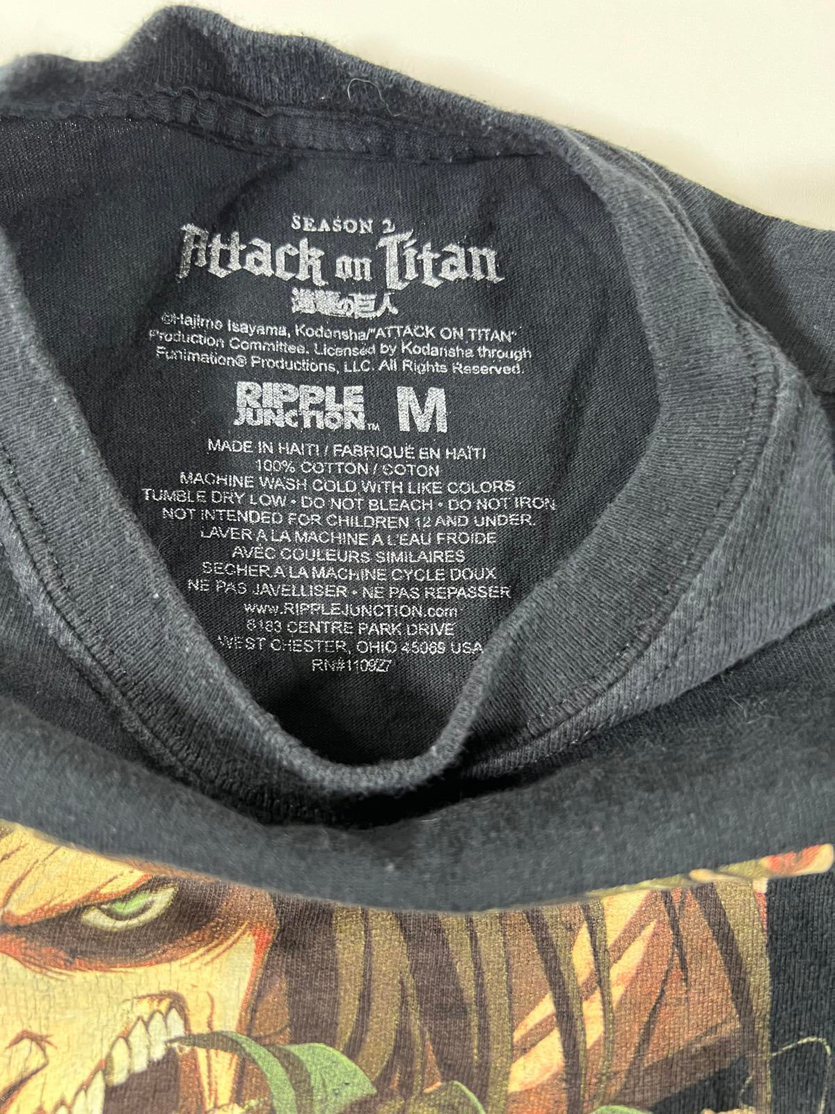 Attack on Titan Season 2 Graphic T-Shirt - Men's Medium