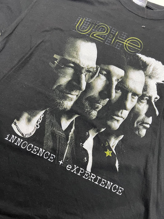 U2 Innocence + Experience Tour Black Graphic T-Shirt XL