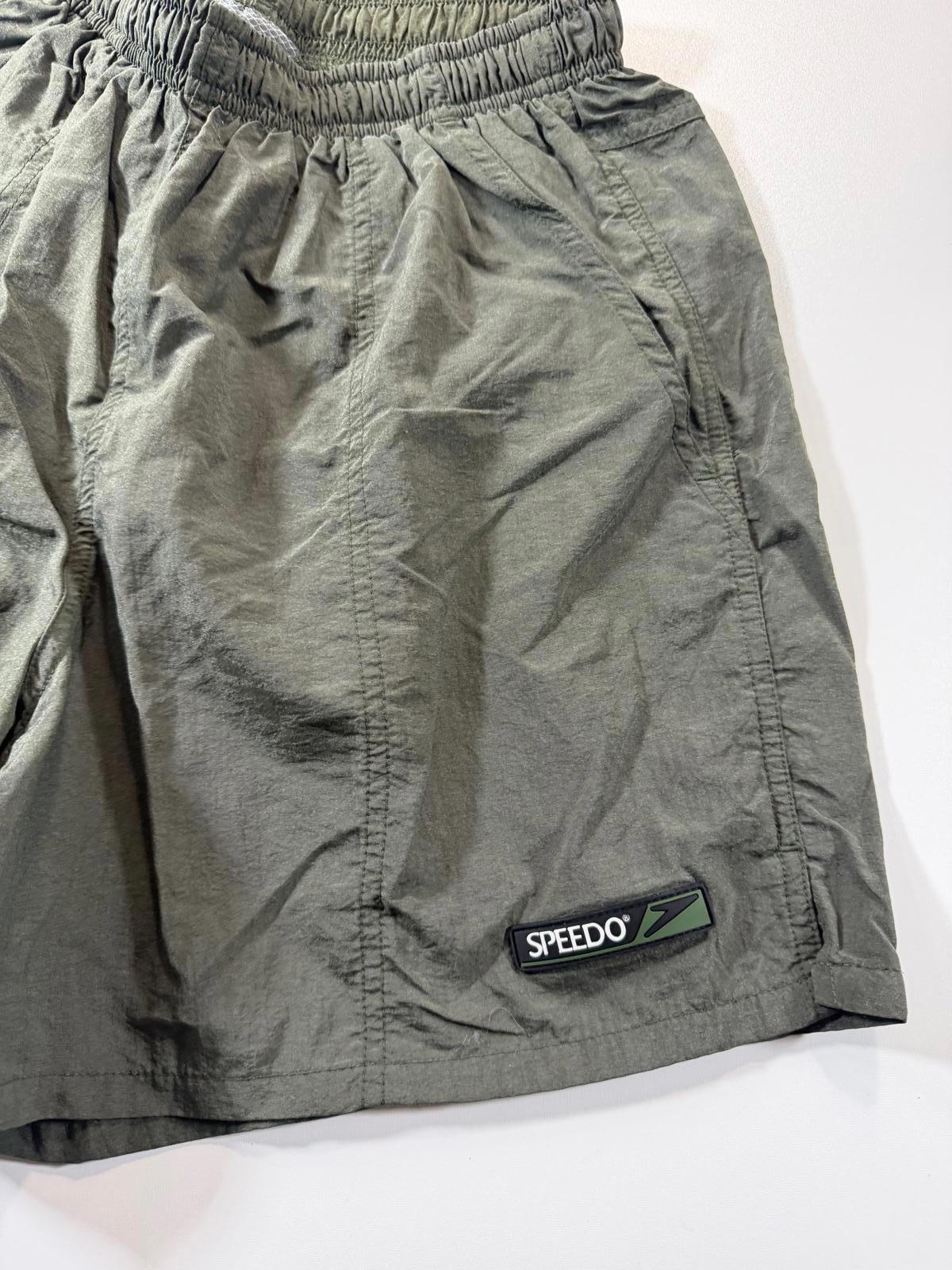 Speedo Olive Green Swim Shorts XS