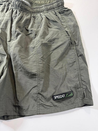 Speedo Olive Green Swim Shorts XS