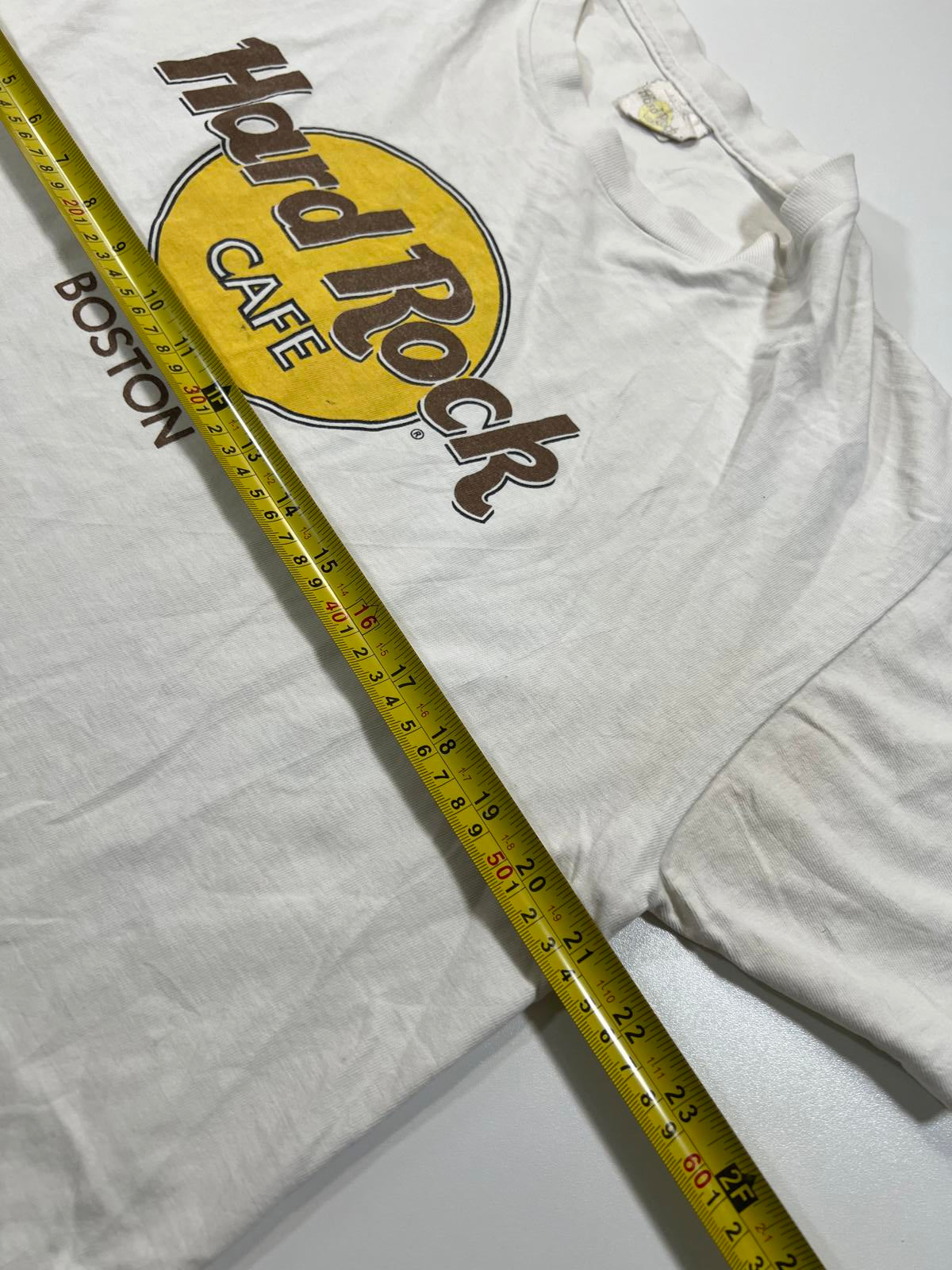 Hard Rock Cafe Boston White Graphic T-Shirt