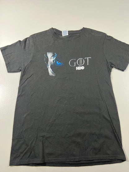 Game of Thrones HBO Black Graphic T-Shirt Medium