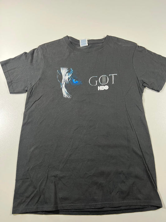 Game of Thrones HBO Black Graphic T-Shirt Medium