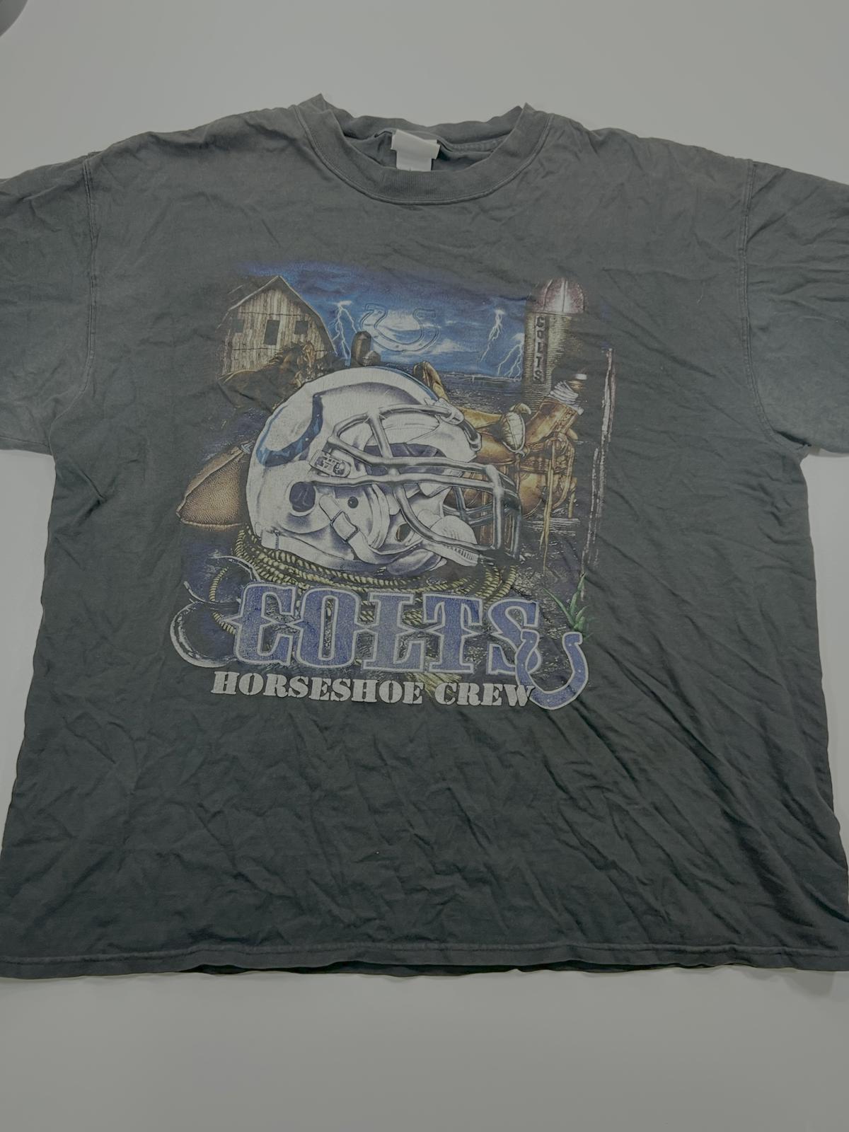 Vintage Colts Horseshoe Crew NFL T-Shirt