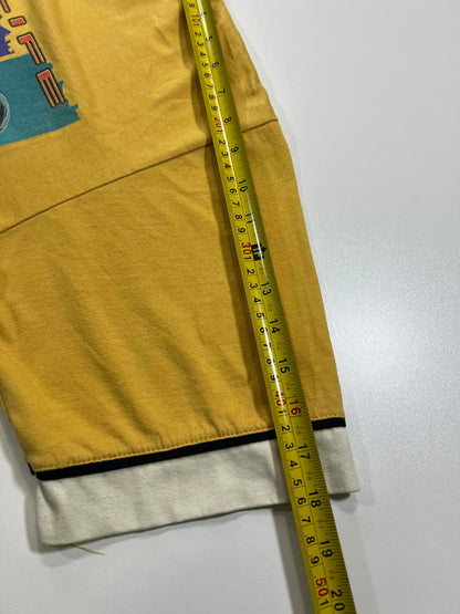 Westlife 2003 World Tour Vintage Yellow Graphic T-Shirt