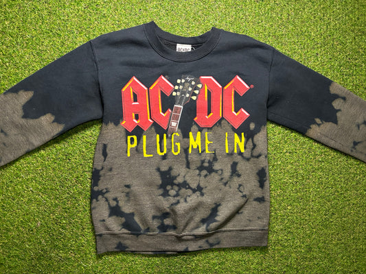 ACDC acid wash sweater