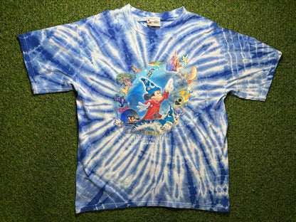 Disney World Tie dye Pattern T shirt