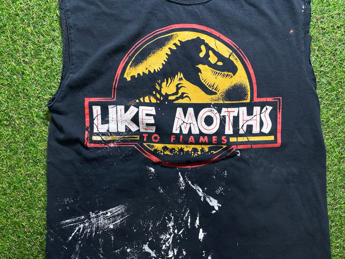 Jurassic park like moths to flames Tank top